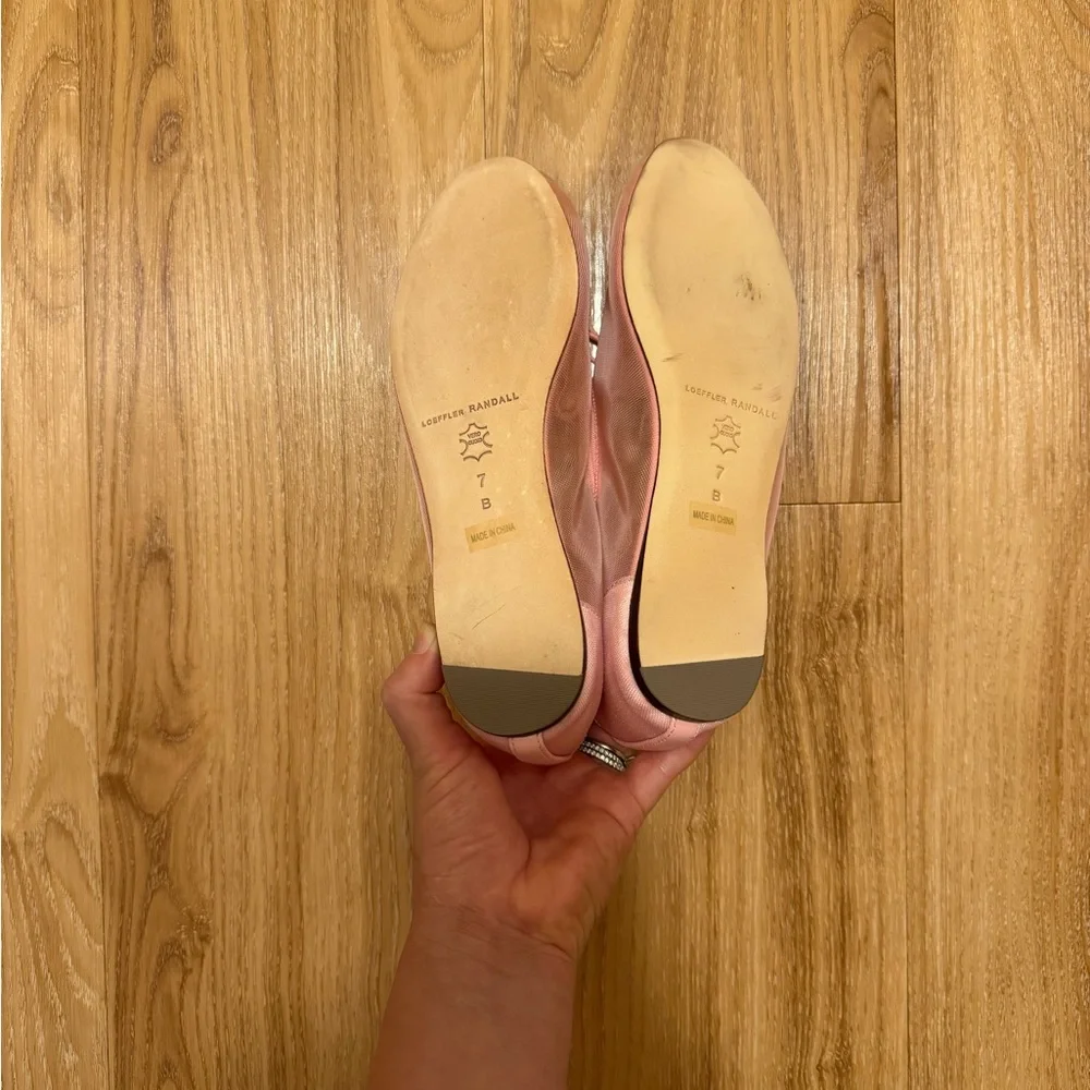 Loeffler Randall Landon Pink Mesh Ballet Flats - Picture 10 of 10